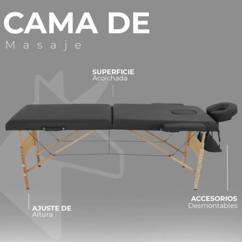 Camilla Madera Portatil - Imagen 2